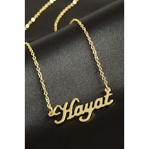 Gld-spt- Hayat İsimli Kolye -sarı altın