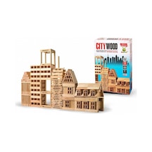 Woodoy City Wood Ahşap Bloklar 100 Parça