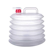 Musluk Kapaklı Akordiyon Portatif 10 Litre Bidon Container Kova - 618823444