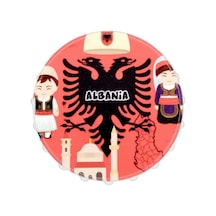 Arnavutluk Temalı Magnet Kapak Açacak