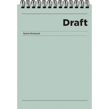 Keskin Color A4 Kareli Bloknot Draft - Yeşil Diğer