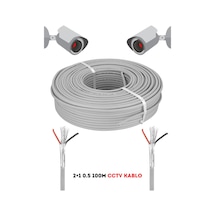 Fury 2+1 0.5 Mm 100 Metre Cctv Kablo Güvenlik Kamera Kablosu