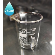 S&H Cam Beher Dereceli Isıya Dayanıklı Kısa Form 250 ML