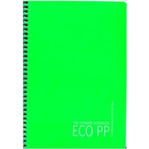 Gıpta Eko Pp Sp.pp Kapak Defter A5-60 Yp.kareli Fosforlu Yeşil