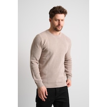 Alexandergardı Dokulu Siyah Triko Kazak Et-3633-t Sütlü Kahverengi