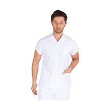 Erkek Doktor Hemşire Forması Scrubs Alpaka Kumaş Hastane Nöbet Te (474546744)