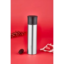 Cooker Ckr-2057 Siyah 500 Ml Bardaklı Paslanmaz Çelik Termos siyah