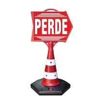 Perde Temalı Uyarı ve Yönlendirme Ok Dubası