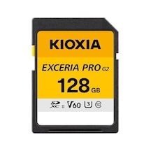 Excerıa Pro G2 128gb Sdxc Uhs-ıı Hafıza Kartı - V60 U3 C10-300mb/s Okuma 170mb/s Yazma - 8k 4k Video Kayıt - İçerik Üretimi