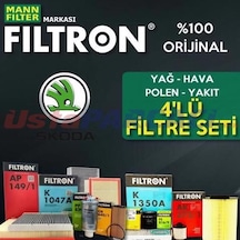 Skoda Fabia 1.4 Mann Filtron Filtre Bakım Seti 2000-2008 (495301329)