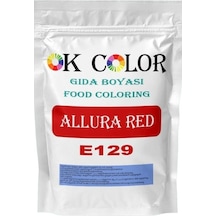 Ok Color Allura Red E129 Bayrak Kırmızı Toz Gıda Boyası 100 G