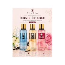 Elysıa Rush & Bare Vanilla & Velvet Petals 3 Lü Kadın Vücut Spreyi Seti 250 Ml X3
