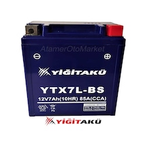 12 V 7 Ah-amper Ytx7l-bs Motosiklet Aküsü-Yiğit Akü