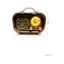 Klasik Radyo Bluetooth Hoparlör Fm Radyo Usb Tf Aux