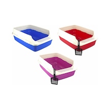 Büyük Açık Kedi Tuvaleti 64 x 45 x 25 CM Çok Renkli