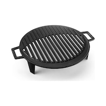 Ayrex Metal Silikon Kulplu Döküm Mangal Izgarası,22x32