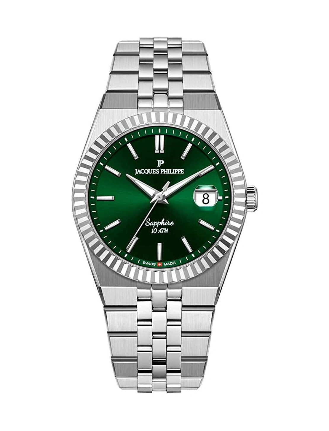 Jacques Philippe Jpqgs10413x6 Erkek Kol Saati Metalik Gri
