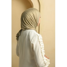 Penye Şal Tesettür Giyim, %100 Pamuk, Hafif, Rahat, Şık, Yüksek Kalite, Shawl, Scarf, Hijab, Shawl Küf Yeşili