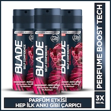Blade Self Confidence Deodorant 3 x 150 ML