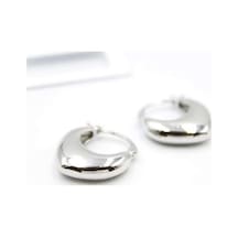 Oval Halka Küpe - Gümüş Diğer 11184455