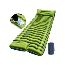 Userfriendly11 Yeşil Kamp Matı Hafif Şişme Taşınabilir Doğa Maceraları İçin Uyku Yatağı Yeşil