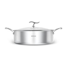 Karaca Plasma Steel 316+ 3Ply Yanmaz Yapışmaz Çelik Karnıyarık Tencere 30 cm