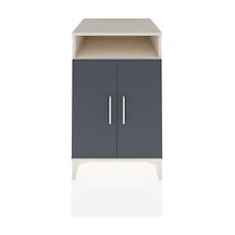Kronos Komodin 3 Raflı 2 Kapaklı 60x59x96 Aytaşı-antrasit Aytaşı