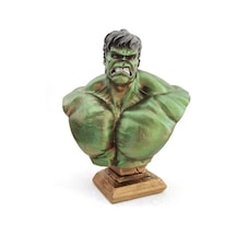 Büro Ev Ofis Dekoru İçin Mini Yeşil Dev Hulk Büstü