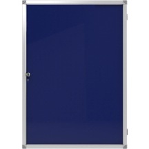 Kilitli Cam İlan Panosu 60x85cm Kumaş Tek Ebat