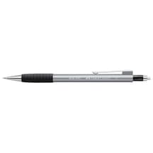 Faber-Castell Grip 1347 0.7 mm Versatil Kalem,Gümüş,Ergonomik Tutuş, Yaylı Uç