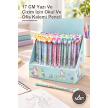 4 Adet Kurşun Kalem 17 Cm Yazı Ve Çizim İçin Okul Ve Ofis Kalemi Pencil 1