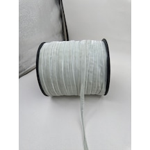 Paşateks- 1 Cm Düz Kadife-5 Metre -a.beyaz