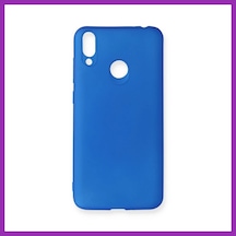 Bezos Huawei Honor 8c Kılıf First Silikon - Mavi Bty