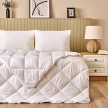 Soft Çift Kişilik Microfiber Yorgan - Beyaz - 195x215 Cm Çok Renkli