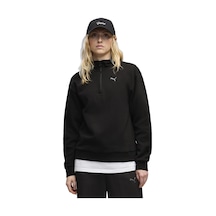 Puma Essentials Elevated Half-zip Kadın Siyah Günlük Stil Sweatshirt 69401601