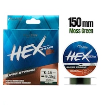 Fujin Yeni Hex 8x 0.16mm 150mt Moss Green İp Misina