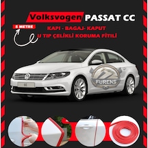Volksvogen Passat Cc Oto Araç Kapı Koruma Fitili 5metre Parlak Kırmızı Renk