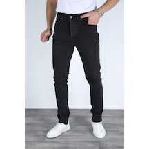 Myrab Denim Erkek Siyah Regular Fit Rahat Kesim Denim Siyah Jeans