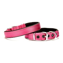 Dokuma Softlu Köpek Boyun Tasması 2 Cm X 45 Cm Mor Çok Renkli