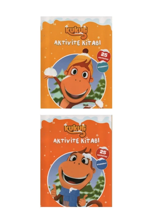 3-6 Yaş Çocuklar İçin Çıkartmalı Aktivite Kitabı 2 Kitap