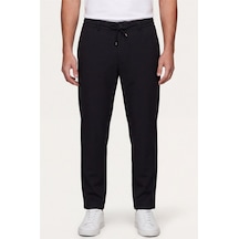 Sabri Özel Erkek Siyah Normal Kesim Regular Fit Pamuklu Armürlü Bel Lastikli Jogger Pantolon Sabri Özel Erkek Siyah Normal Kesim Regular Fit Pamuklu Armürlü Bel Lastikli Jogger Pantolon