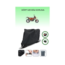 Siyah Arka Çanta Ve Kilit Uyumlu Ktm 690 Smc R Uyumlu Motor Brandası