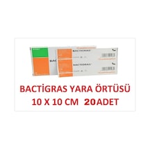 Smith&Nephew Bactigras Parafinli Tül Sargı Yara Bakım Örtüsü 10 x 10 CM 20 Adet