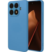Mi 15t Pro Nano İçi Kadife Silikon - Mavi Çok Renkli