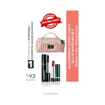 Yves Rocher Bloominbag Çizgili Çanta Ruj Ve Maskara Seti- Ruj- Nude Kiraz Çiçeği 3.5 Gr & Maskara 7.8ml