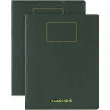 Moleskine Student Cahier Not Defteri 2&apos Li Set Çizgisiz Xxl Boy Mersin Yeşili 103 Ivory