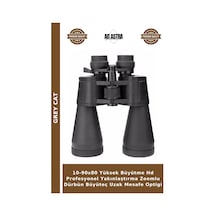 10-90x80 Yüksek Büyütme Hd Profesyonel Yakınlaştırma Zoomlu Dürbün Büyüteç Uzak Mesafe Optigi