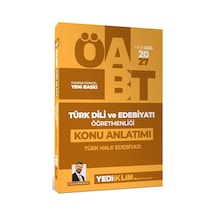 Yediiklim Yayınları 2027 Meb Ags Öabt Türk Dili Ve Edebiyatı Öğretmenliği Türk Halk Edebiyatı Konu Anlatımı