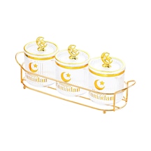 Suntek Şeker Kavanozları Düğün Dekoru Ile Mutfak Tatili Şeffaf