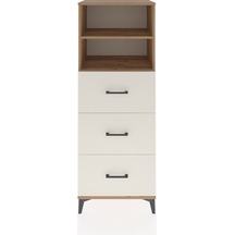 Hyperion Dolap 2 Raflı 3 Çekmeceli 60x44x163 Çam-aytaşı Çam